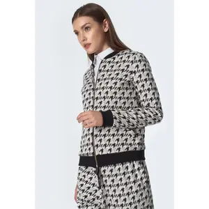 Women's patterned bomber Nife image-3