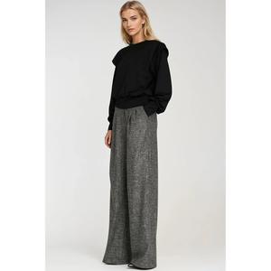 Women’s blouse with ribbed high cuffs Nife image-2