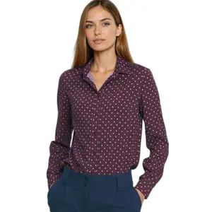 Women's polka dot viscose shirt Nife image-0