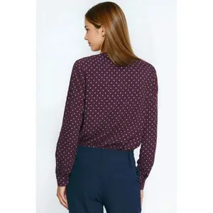 Women's polka dot viscose shirt Nife image-1