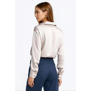 Women's satin bodysuit Nife image-3