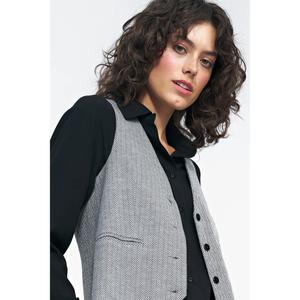 Colete de fato elegante com padrões para mulher Nife image-2