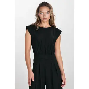 Kvinnlig byxdress i rayon Nife image-3