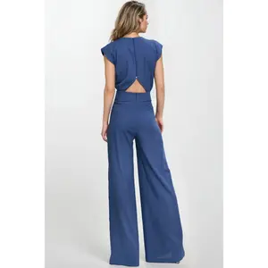 Kvinnlig byxdress i rayon Nife image-2