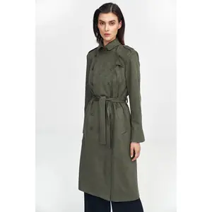 Women's double-breasted coat Nife Nubuck image-2