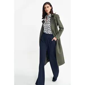 Women's double-breasted coat Nife Nubuck image-4