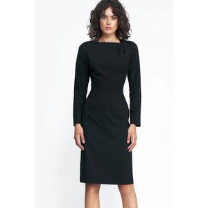 Pleated Neckline Dress for Women Nife image-2