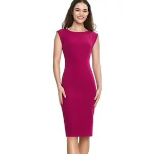 Discreet V-neck Dress for Women Nife image-0