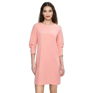 Robe manches plissées femme Nife image-0