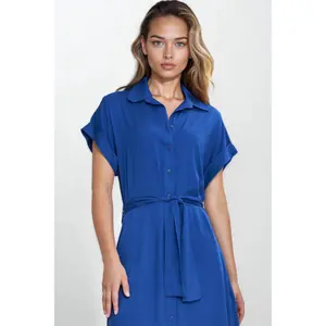 Women's midi shirt dress Nife image-3
