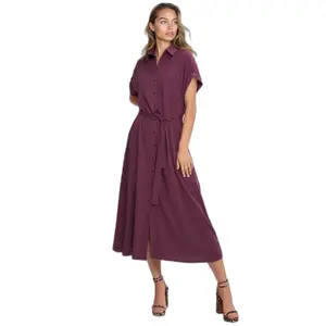 Women's midi shirt dress Nife image-1