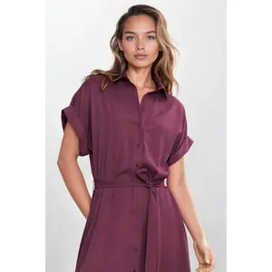 Women's midi shirt dress Nife image-3