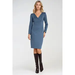 Women's neckline dress Nife Boat image-1