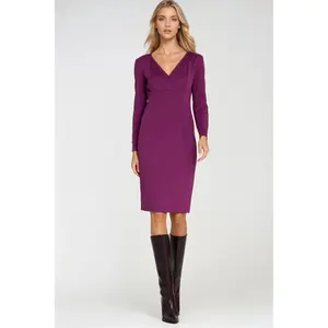 Women's neckline dress Nife Boat image-1