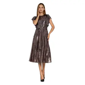 Robe à épaules volantées femme Nife image-0
