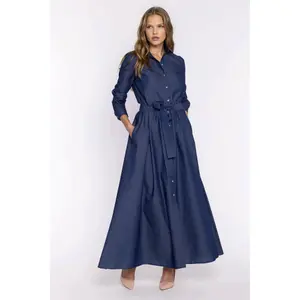 Abito a Camicia lungo da donna Nife image-1