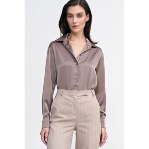 Spodnie bootcut w paski damskie Nife image-2