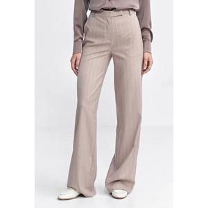Spodnie bootcut w paski damskie Nife image-3