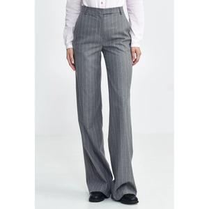 Spodnie bootcut w paski damskie Nife image-3