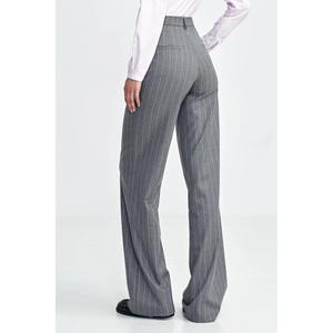 Spodnie bootcut w paski damskie Nife image-4