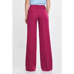 Kvinnors veckade byxor Nife Wide Leg image-2