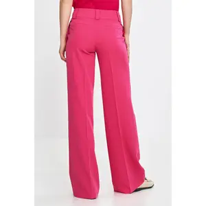 Kvinnors veckade byxor Nife Wide Leg image-3