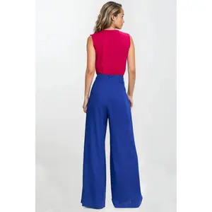 Pantaloni palazzo donna Nife Rayon image-1