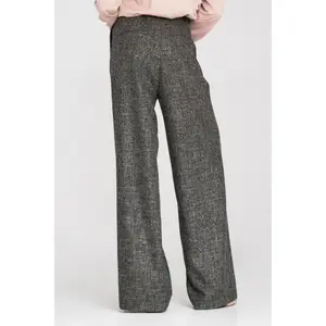 Kvinnors veckade byxor Nife Wide Leg image-4