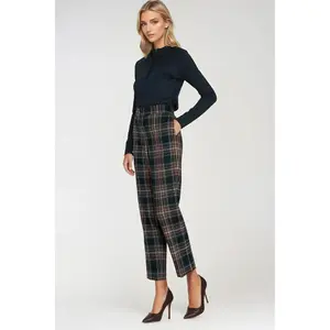 Pantaloni 7/8 a quadrati da donna Nife image-4