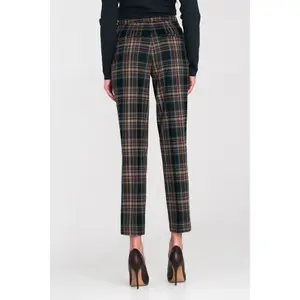 Pantaloni 7/8 a quadrati da donna Nife image-2