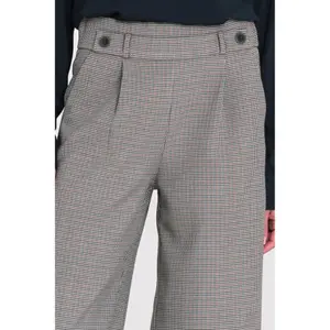 Pantaloni a motivi houndstooth donna Nife image-4