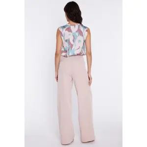 Wide Leg Trousers with Pleats Women Nife image-3