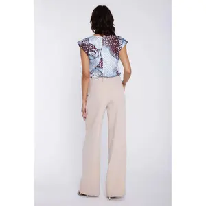 Wide Waist Trousers with Pleats Women's Nife image-4