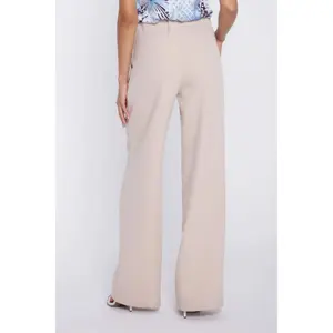 Wide Waist Trousers with Pleats Women's Nife image-3