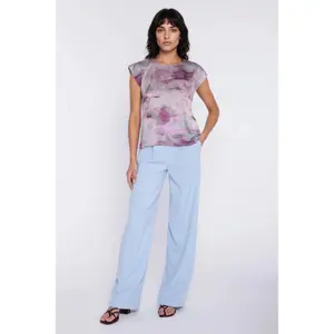 High-Waisted Pleated Trousers Women Nife image-1