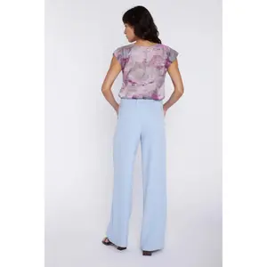 High-Waisted Pleated Trousers Women Nife image-2