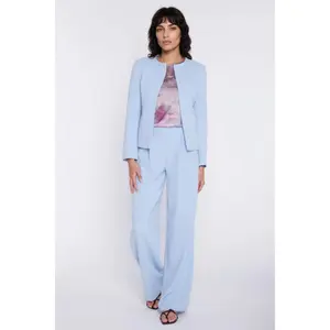 High-Waisted Pleated Trousers Women Nife image-3