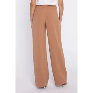 High-Waisted Pleated Trousers Women Nife image-2