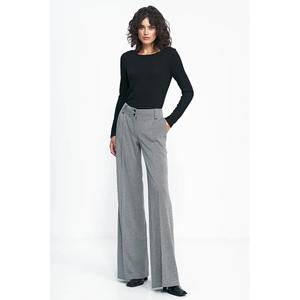 Women's wide herringbone trousers Nife image-2