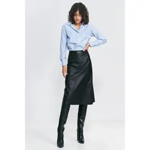 Vrouwen faux leren rok Nife image-2