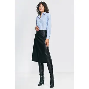 Vrouwen faux leren rok Nife image-4