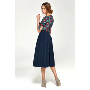 Pleated midi skirt for women Nife image-4