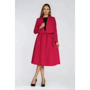 Vrouwelijke midi uitlopende rok Nife image-2