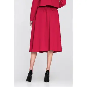 Vrouwelijke midi uitlopende rok Nife image-3