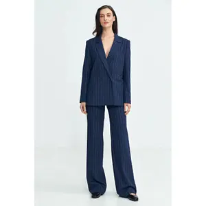 Women's oversized buttoned blazer Nife Striped image-2