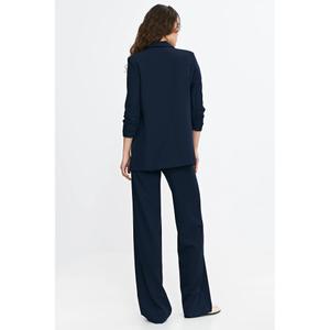 Blazer à manches 3/4 et plis femme Nife image-4