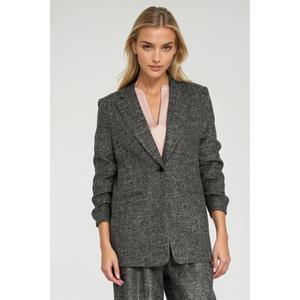 Women's Pleated Sleeve Blazer Nife image-1