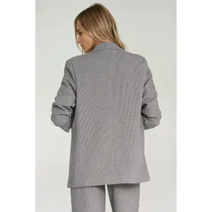 Houndstooth blazer for women Nife image-4