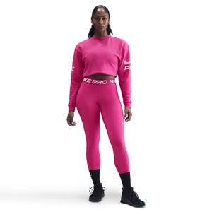 Leggings de cintura media con paneles de malla para mujer Nike Pro image-4