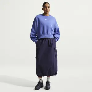 Løstsiddende sweatshirt til kvinder Nike Phoenix Fleece image-2